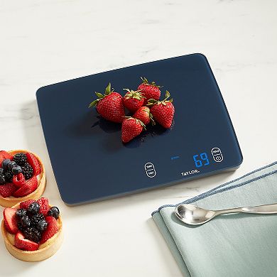 Taylor 30 lbs. Glass Surface Digital Kitchen Scale