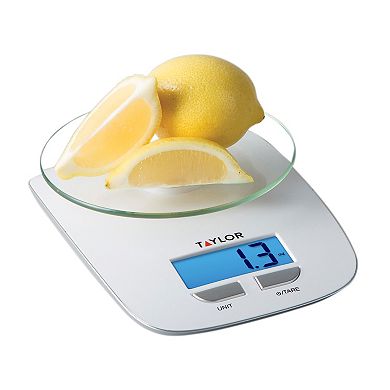 Taylor 11-lb. Glass Platform Digital Kitchen Scale