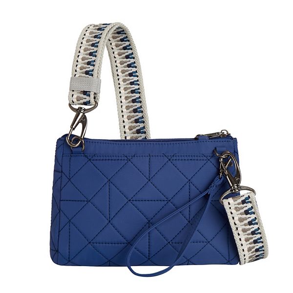 Travelon Anti-Theft Boho Clutch Crossbody Bag - Lush Blue