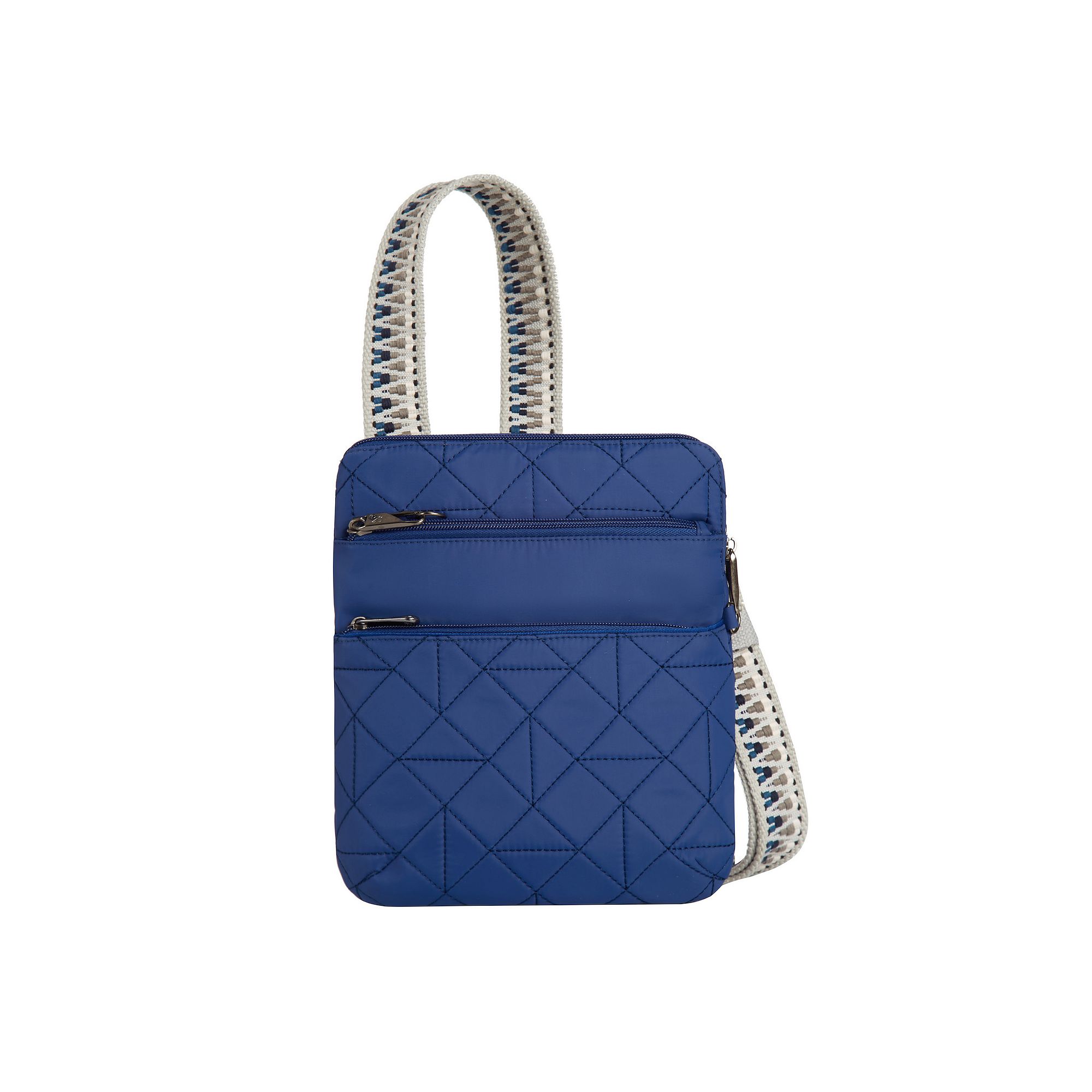 Travelon Anti-Theft Boho Slim Crossbody Bag, Lush Blue