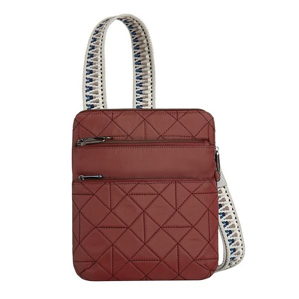 Travelon Anti-Theft Boho Slim Crossbody Bag - Paprika