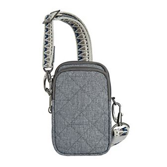 Travelon Anti-Theft Boho 2-Compartment Crossbody Phone Bag
