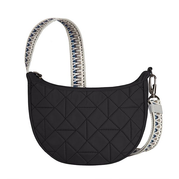 Travelon Anti-Theft Boho Slouchy Crossbody Bag - Black