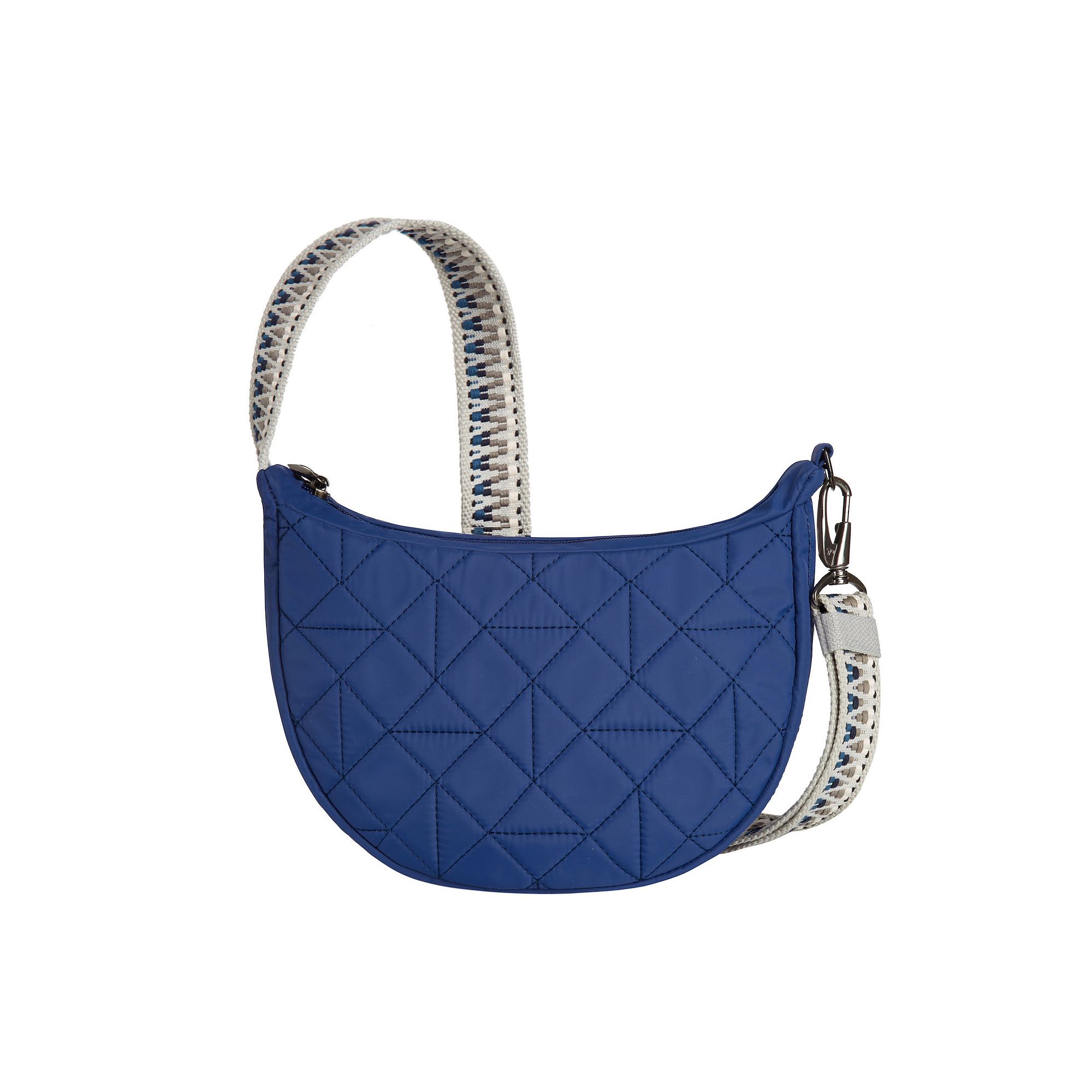 Travelon Anti-Theft Boho Slouchy Crossbody Bag, Lush Blue