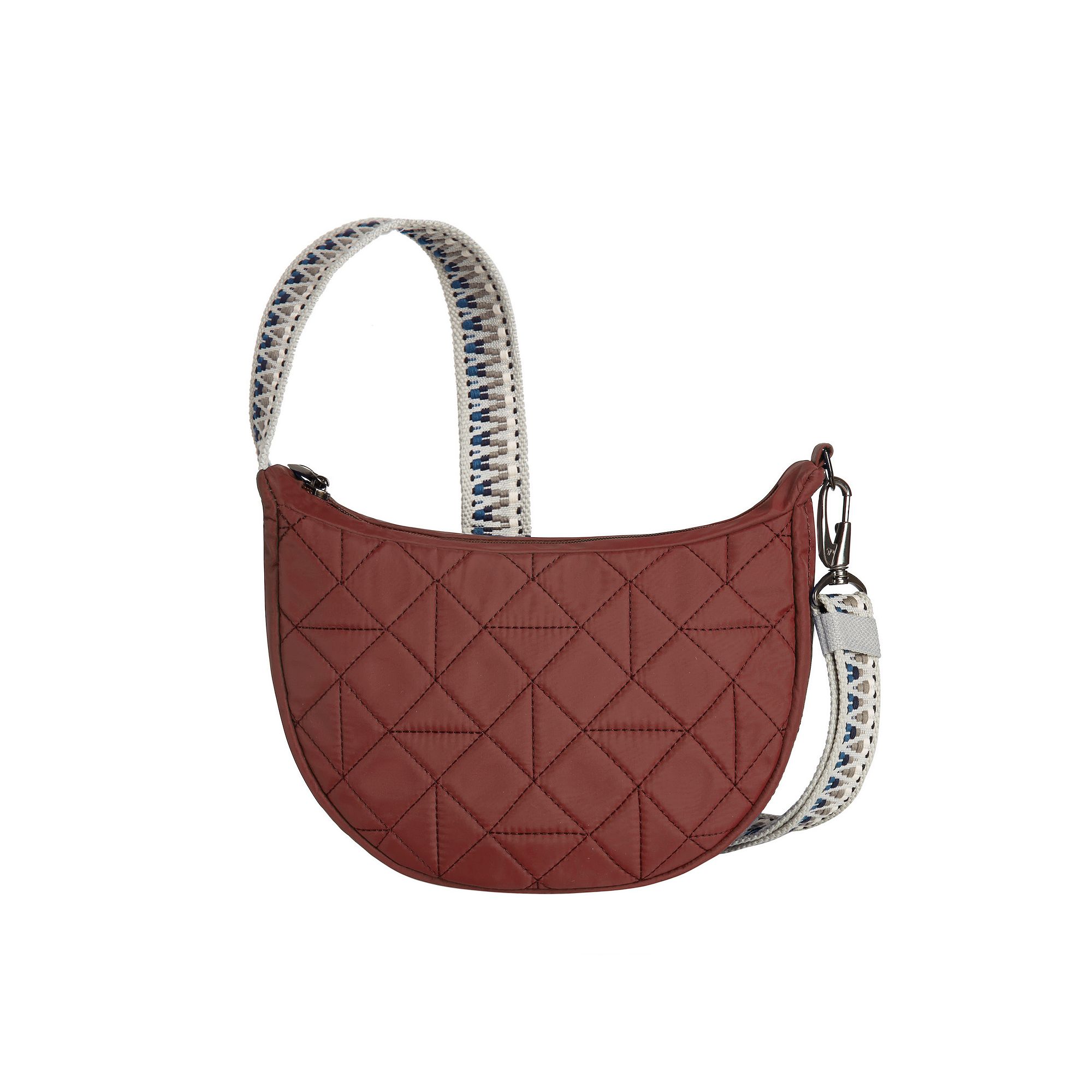 Travelon Anti-Theft Boho Slouchy Crossbody Bag, Red