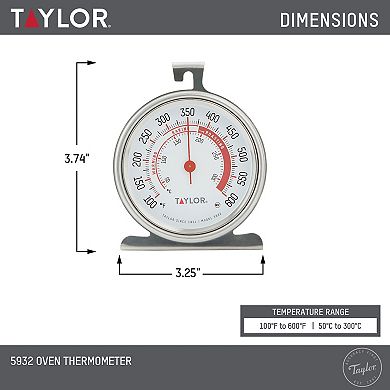 Taylor Large Dial Kitchen Cooking Oven Thermometer