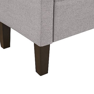 510 Design Blaire Flip-Top Upholstered Storage Bench