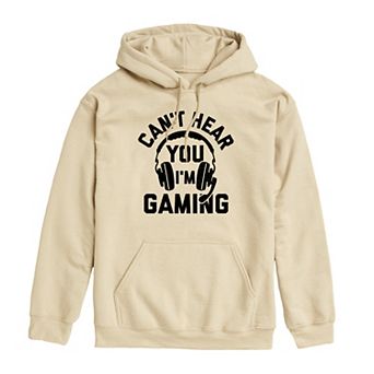 Men's Can't Hear You I'm Gaming Graphic Hoodie