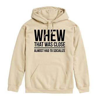 Men's Almost Had To Socialize Graphic Hoodie