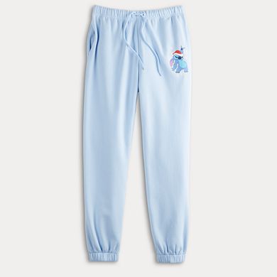 Disney's Lilo & Stitch Santa Hat And Snowflakes Juniors' Jogger Pant