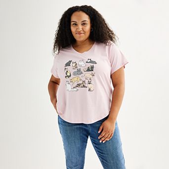 Plus Size A Clowder Of Cats Graphic Tee