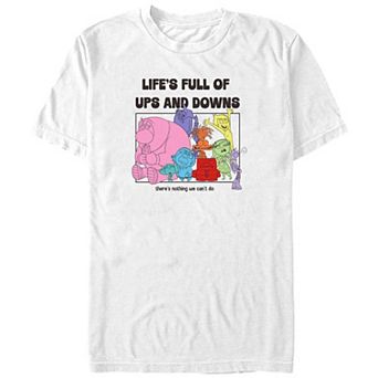 Disney's Inside Out 2 Life's Full Of Ups And Downs Big & Tall Graphic Tee