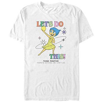 Disney's Inside Out 2 Let's Do This Think Positive Big & Tall Graphic Tee