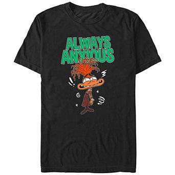 Disney's Inside Out 2 Always Anxious Big & Tall Graphic Tee