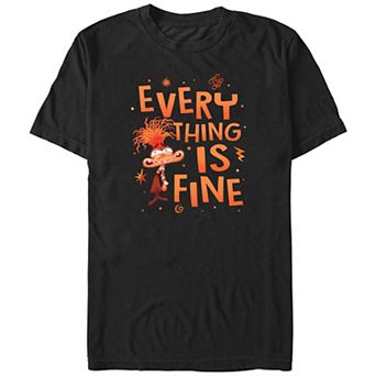 Disney's Inside Out 2 Everything Is Fine Big & Tall Graphic Tee