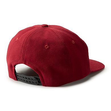 Women's SIJJL Skateboard Embroidered Dark Red Snapback Hat
