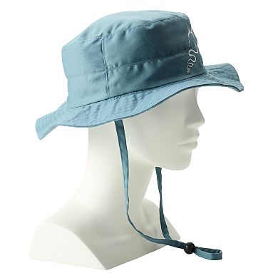 Women's SIJJL Sea Shells Embroidered Light Green Sun Hat