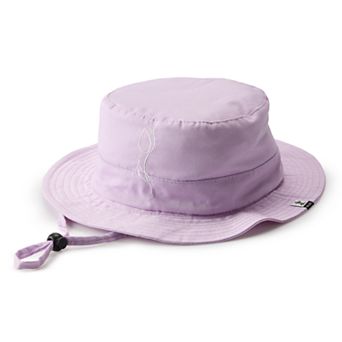 Women's SIJJL Embroidered Tulip Purple Sun Hat