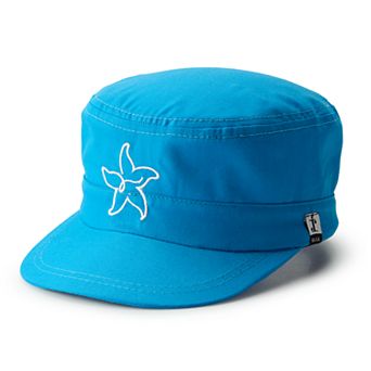 Women's SIJJL Starfish Embroidered Aqua Cadet Hat
