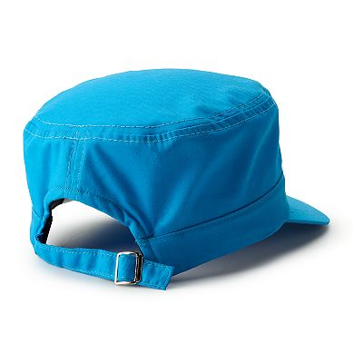 Women's SIJJL Starfish Embroidered Aqua Cadet Hat