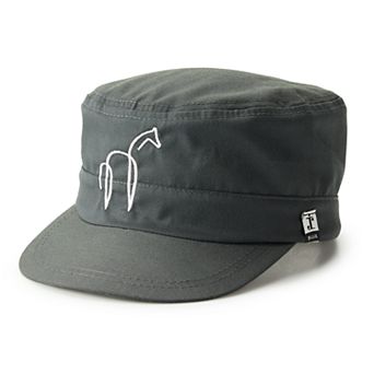 Women's SIJJL Giraffe Embroidered Dark Gray Cadet Hat