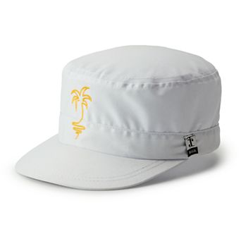 Women's SIJJL Tropical Beach Embroidered White Cadet Hat