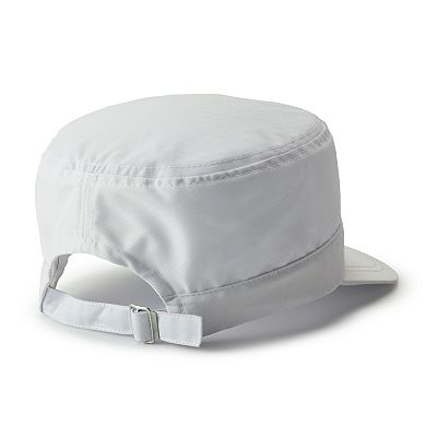 Women's SIJJL Tropical Beach Embroidered White Cadet Hat