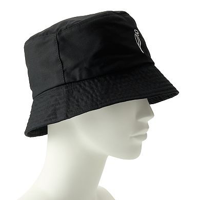 Women's SIJJL Parrot Embroidered Hitam Bucket Hat