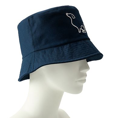 Women's SIJJL Puppy Embroidered Navy Bucket Hat