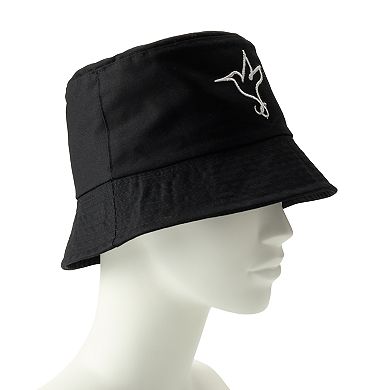 Women's SIJJL Humming Bird Embroidered Hitam Bucket Hat