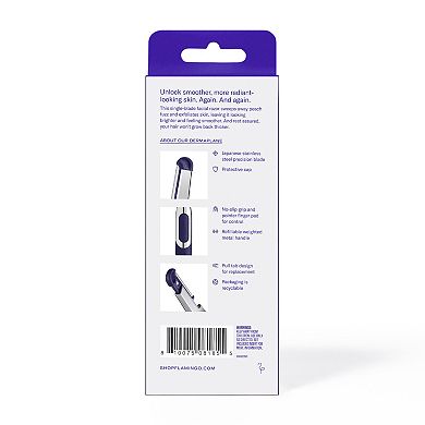 Women's Flamingo Dermaplane Refillable Razor
