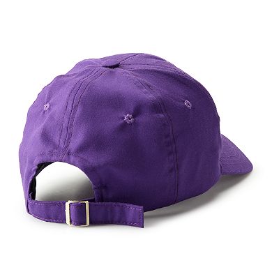 Women's SIJJL Maple Leaf Embroidered Purple Baseball Hat