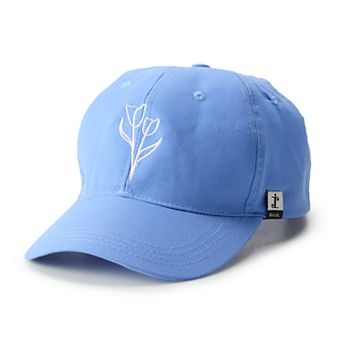 Women's SIJJL Tulips Embroidered Light Blue Baseball Hat