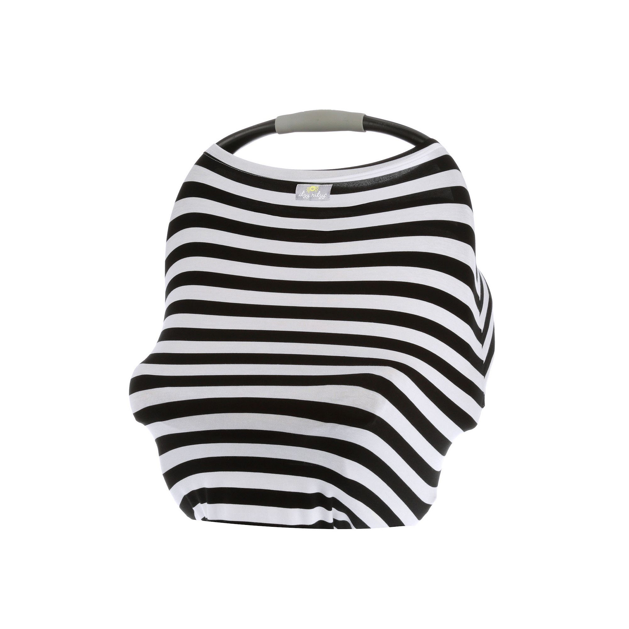 Itzy Ritzy 4-in-1 Nursing Cover, Black White