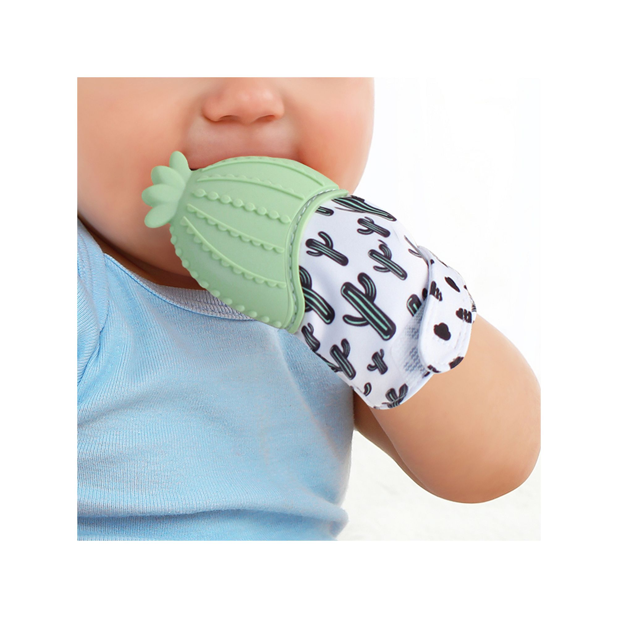 Itzy Ritzy Bunny Itzy Mitt, Cactus