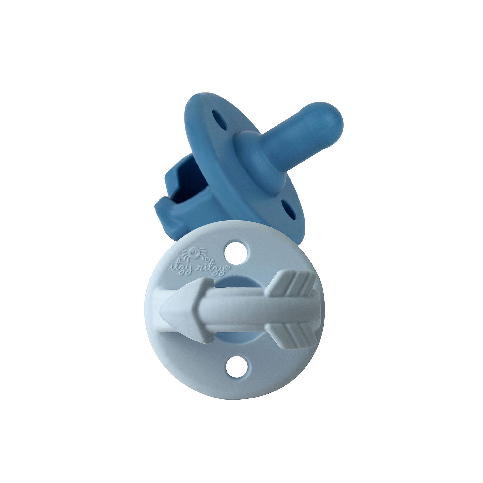 Itzy Ritzy Buttercream & Toast Sweetie Soothers, Blue Arrows