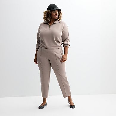 Plus Size Industry Straight Leg Pull-On Pants