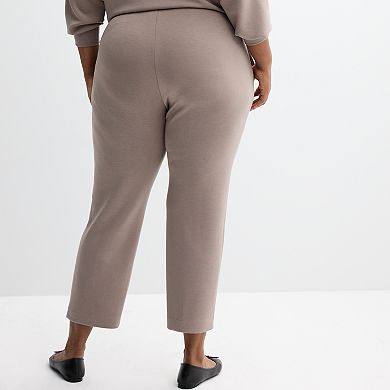Plus Size Industry Straight Leg Pull-On Pants