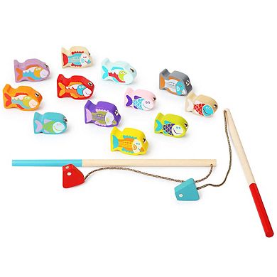Wise Elk/cubika Wooden Toy - Fishing Game