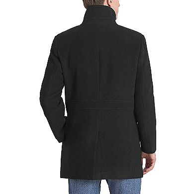 Men's Landing Leathers Wing Collar City Wool Blend Pea Coat