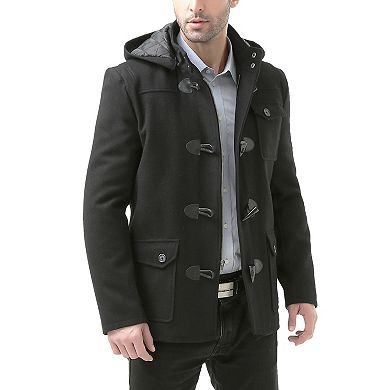 Men's Bgsd Nathan Wool Blend Short Toggle Coat