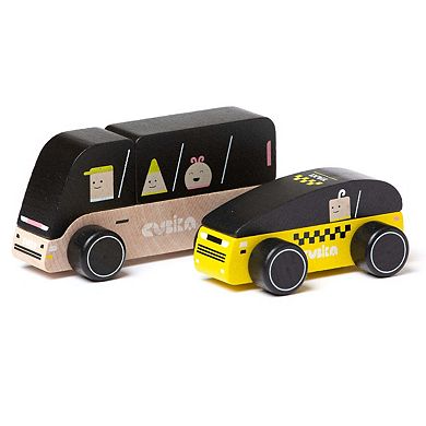 Wise Elk/cubika Wooden Toy - City Transport