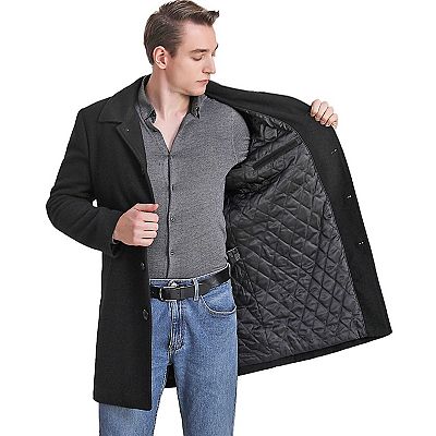 Men's Bgsd Baker Wool Blend Walking Coat