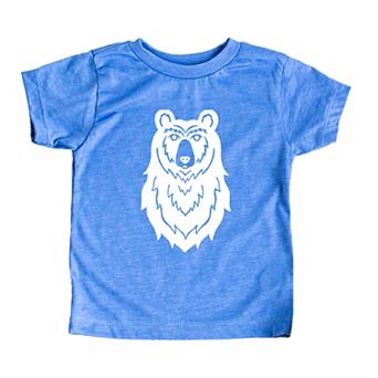 Bear Head Toddler Short Sleeve Graphic Tee