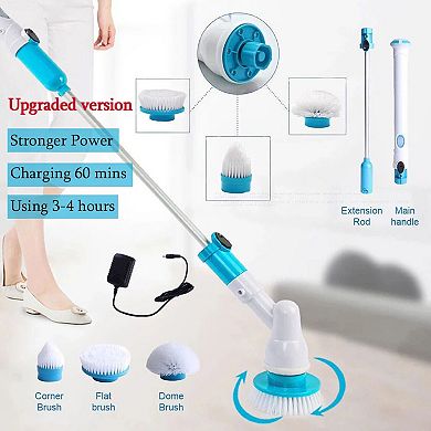 Rechargeable Cordless Spin Scrubber Mop