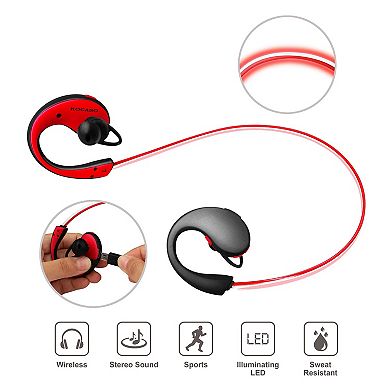 Wireless Sports Headsets - V4.1 Neckband Earphones, Hd Stereo Sweat-proof Headphones