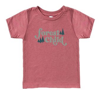 Forest Child Toddler Short Sleeve Graphic Tee