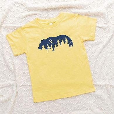 Bear Trees Toddler Short Sleeve Graphic Tee