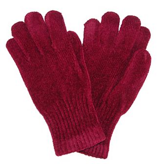 CTM Women's Chenille Winter Gloves