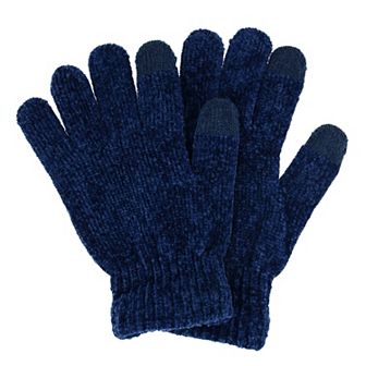 CTM Women's Chenille Winter Gloves